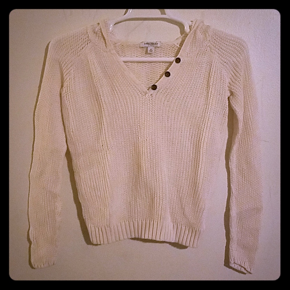 Banana Republic Knitted Hoodie Sweater XS